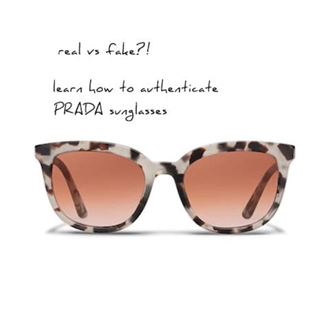 how to authenticate Prada sunglasses